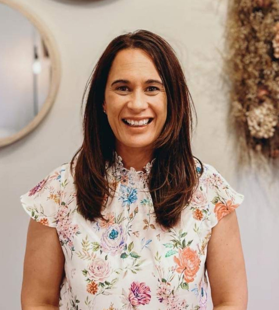 Beauty Therapist Jess from Haylo Skin and Body posing at salon