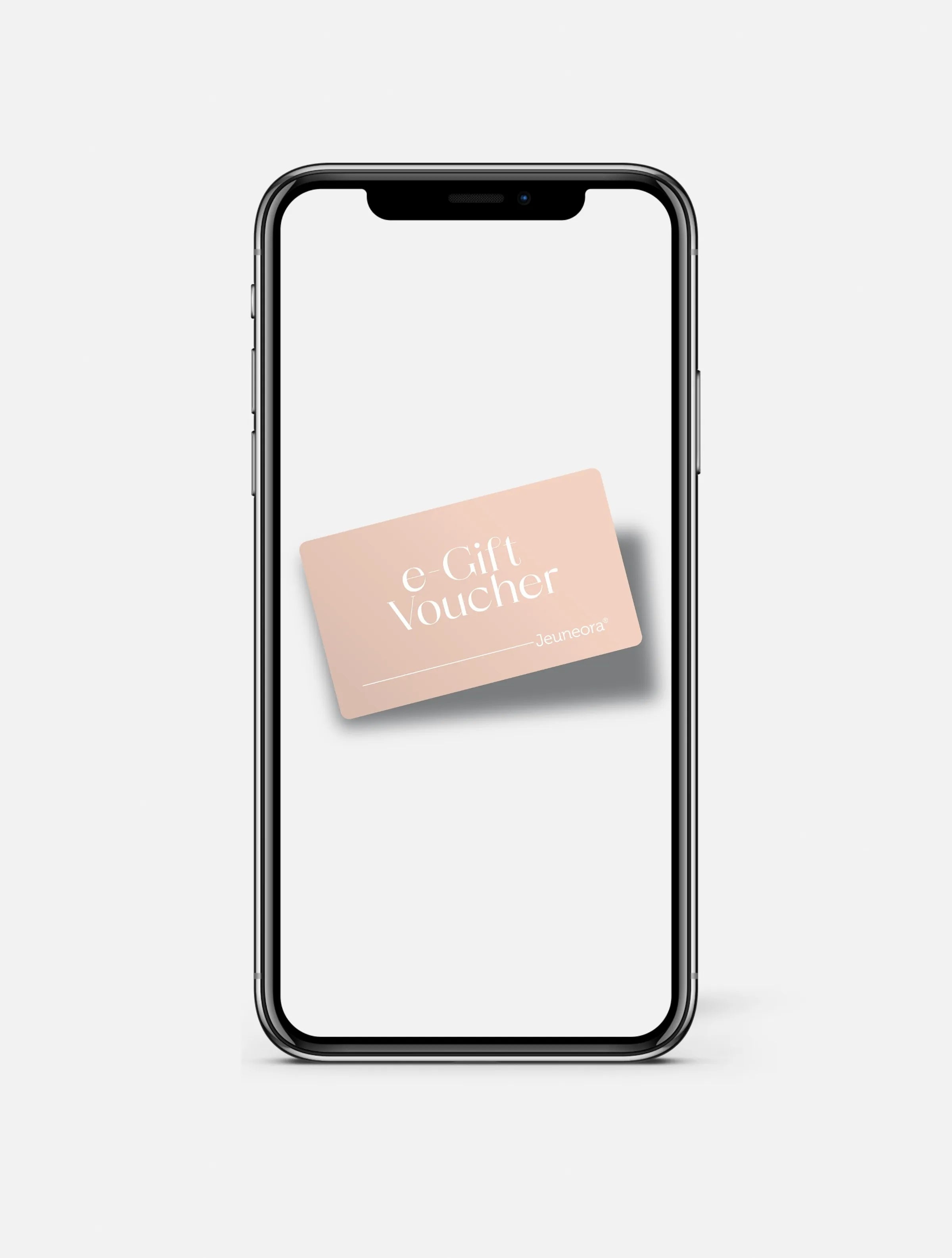 jeuneora e gift card in iphone